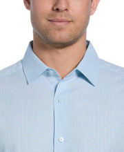 Engineered Dobby Panels Shirt (Dream Blue) 