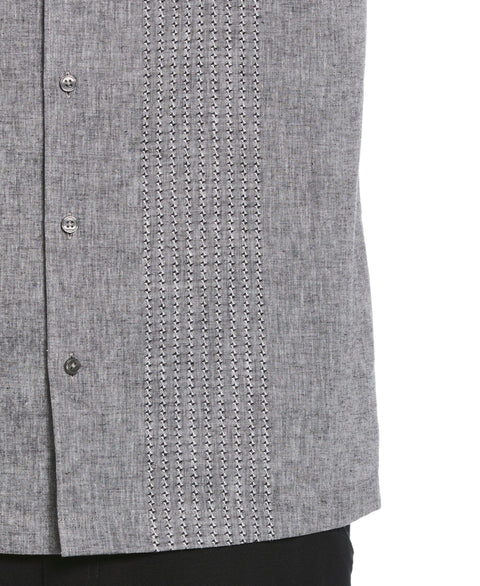 Engineered Dobby Panels Shirt (Jet Black) 