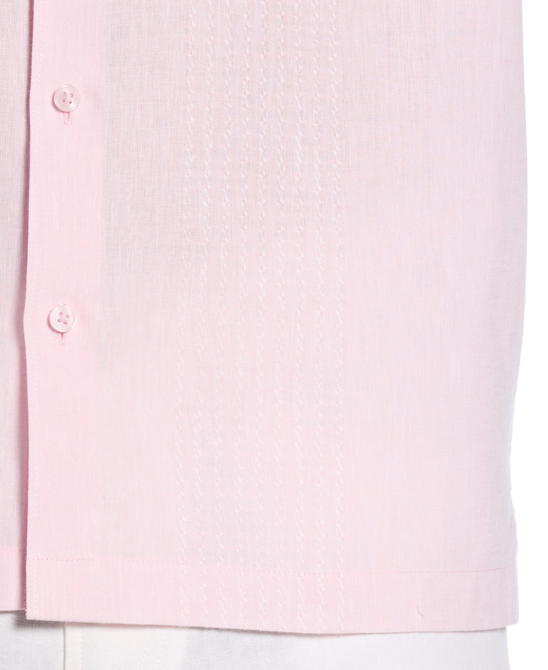 Linen Blend Dobby Panels Shirt (Rose Shadow) 
