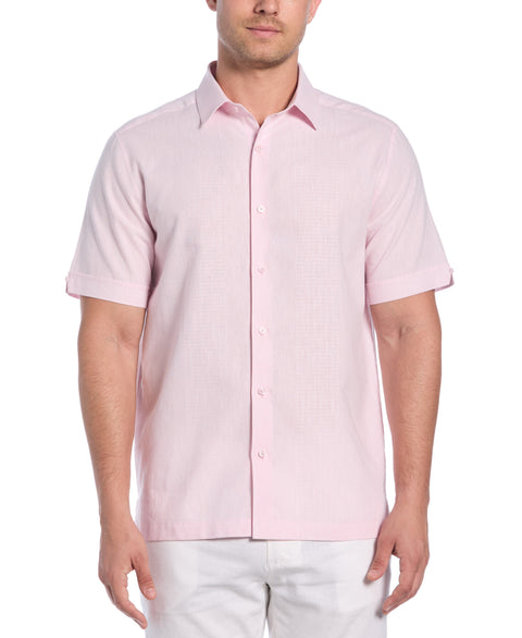 Engineered Dobby Panels Shirt (Rose Shadow) 