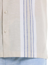 Engineered Stripe Panel Shirt (Egret) 