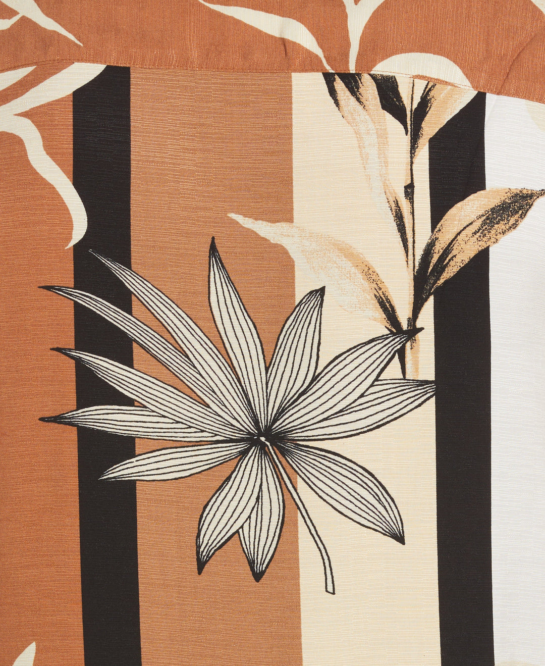 Engineered Stripe Print (Pecan Brown) 