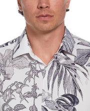 Exploded Botanical Print Shirt (Brilliant White) 