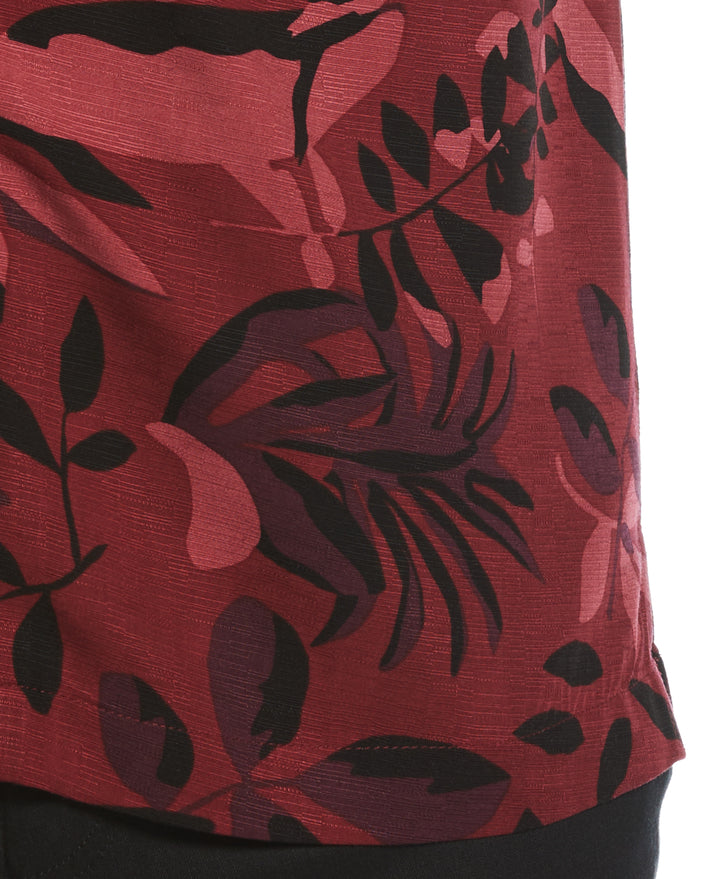Exploded Print Shirt (Cabernet) 