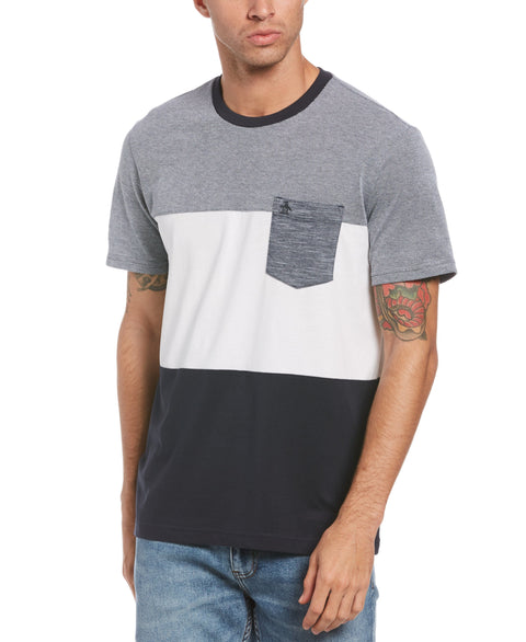 Fashion ColorBlock Tee (Dark Sapphire) 
