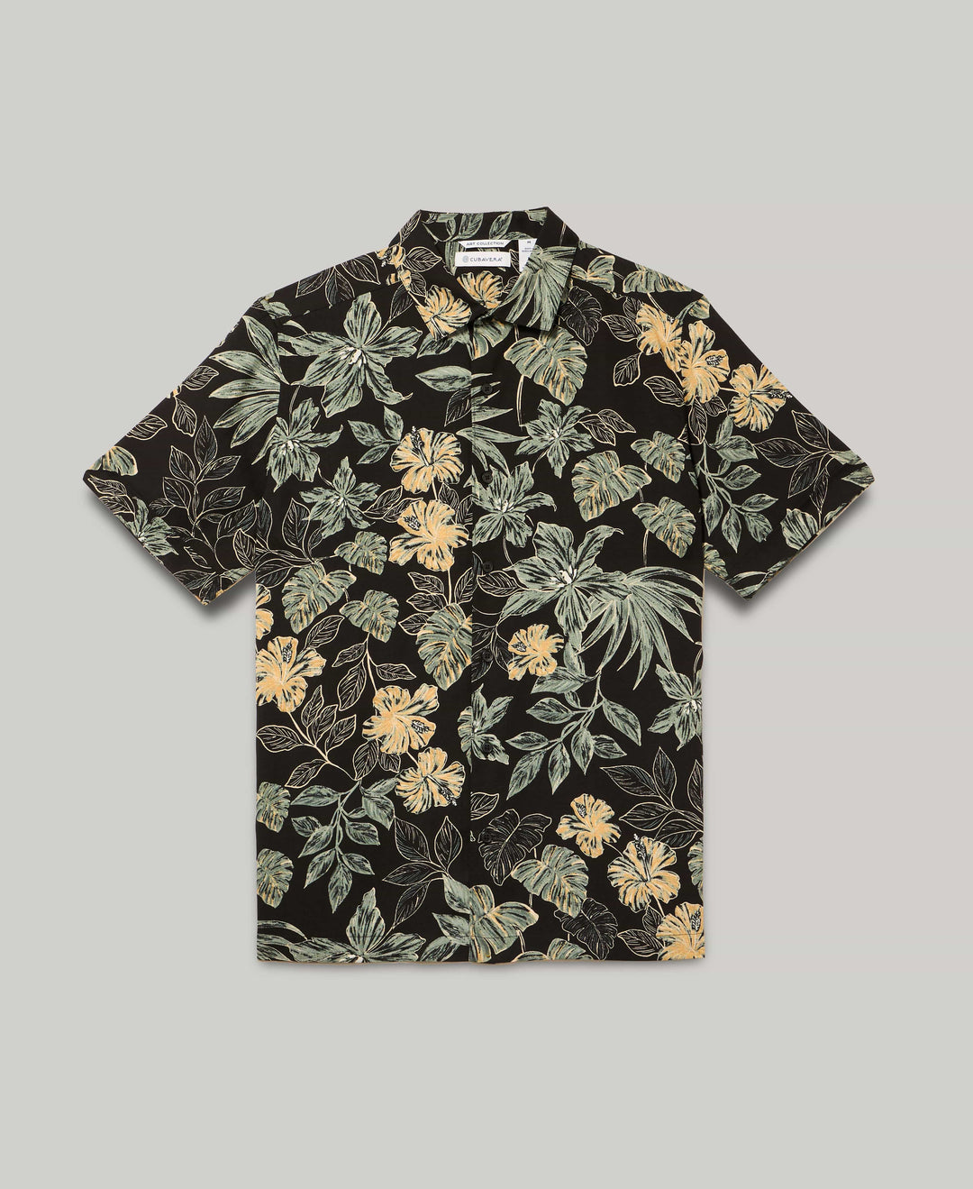 Floral Print Shirt (Iced Coffee) 