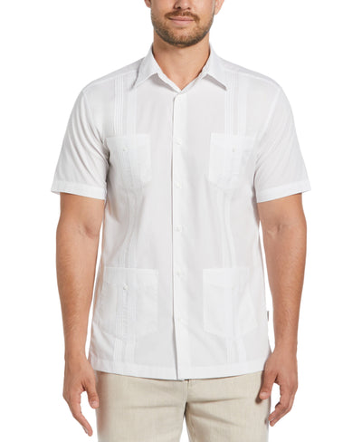 Four Pocket Guayabera Shirt (Brilliant White) 