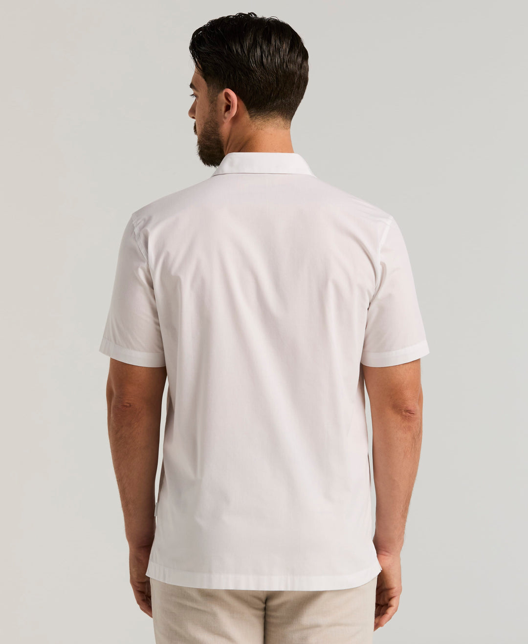 Four Pocket Guayabera Shirt (Brilliant White) 