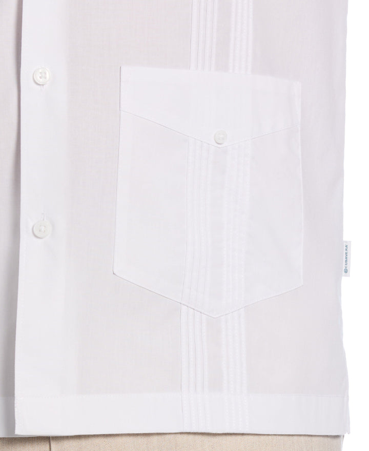 Four Pocket Guayabera Shirt (Brilliant White) 