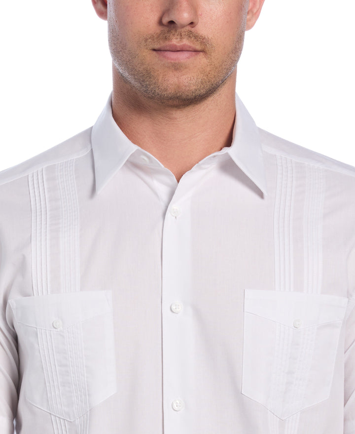 Four Pocket Guayabera Shirt (Brilliant White) 