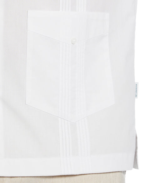 Four Pocket Guayabera Shirt (Brilliant White) 