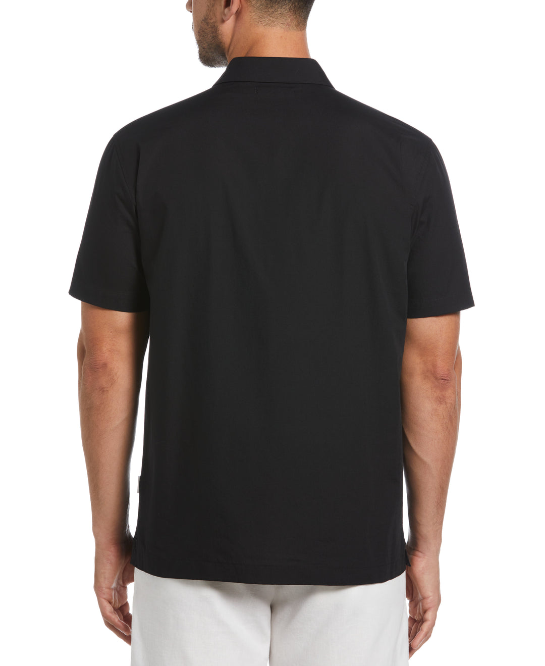 Four Pocket Guayabera Shirt (Jet Black) 
