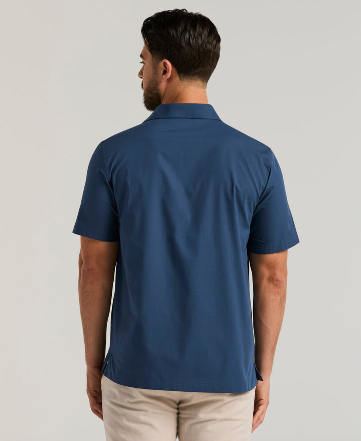 Four Pocket Guayabera Shirt (Ensign Blue) 