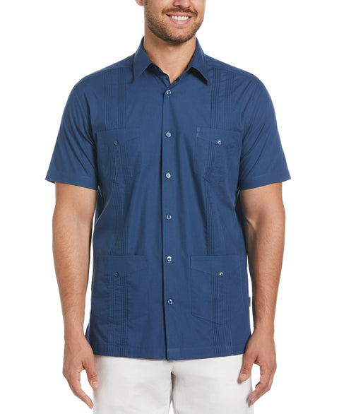 Four Pocket Guayabera Shirt (Ensign Blue) 