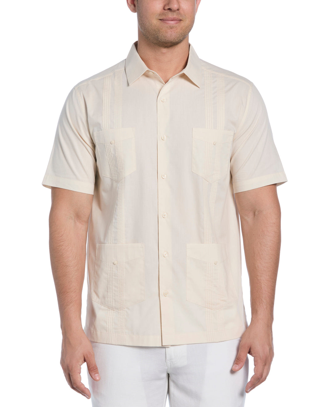 Four Pocket Guayabera Shirt (Whitecap Gray) 