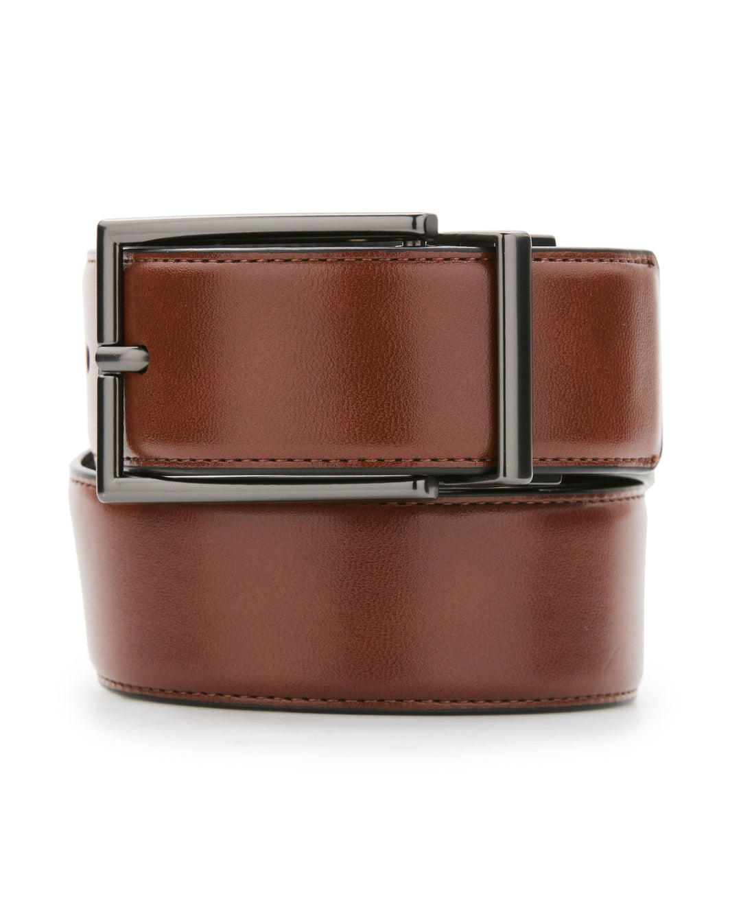 reversible leather dress belt Polo Ralph Lauren Men's - Black/Brown Perry Ellis gives you two great looks in one with this reversible belt Reversible Leather Dress Belt available