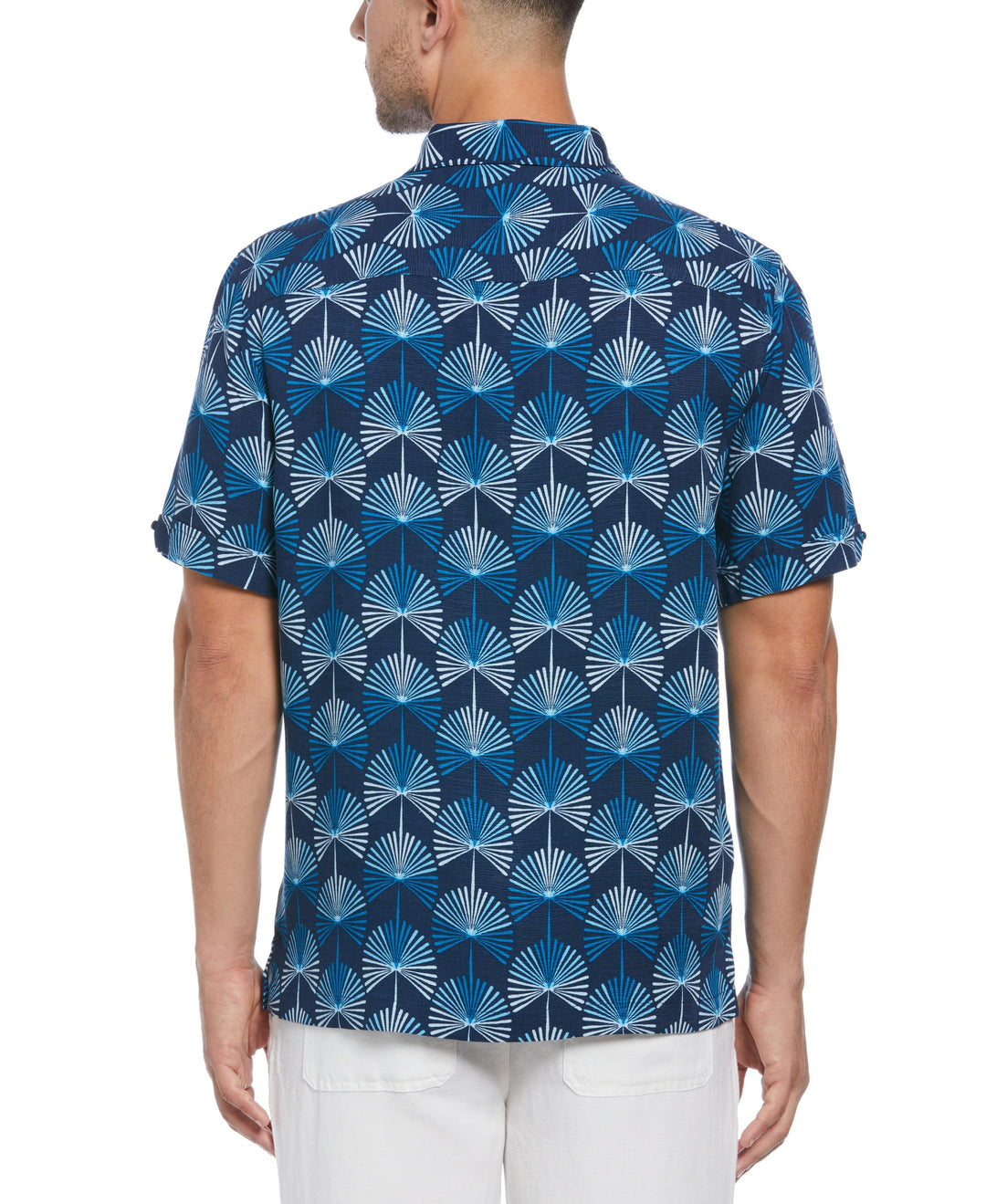 Geo Botanical Print Shirt (Titan) 