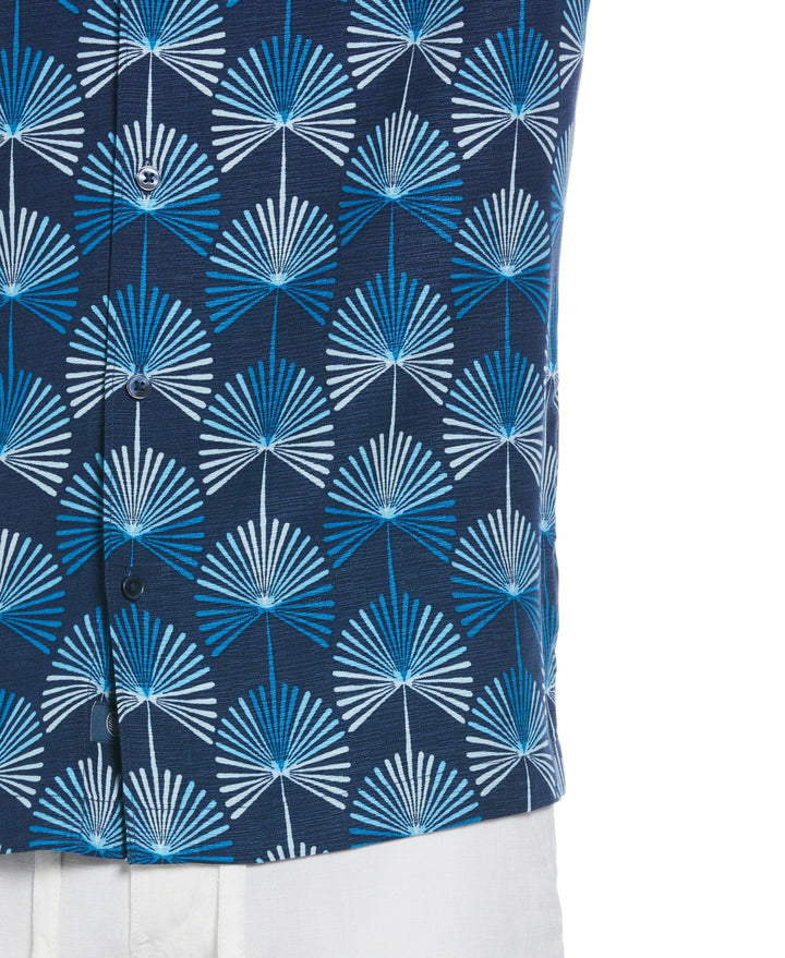 Geo Botanical Print Shirt (Titan) 