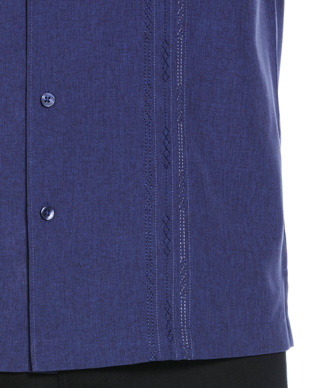 Geo Embroided Chambray Shirt (Skipper Blue) 