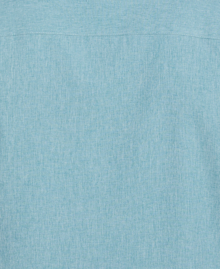 Geo Embroided Chambray Shirt (Surf Spray) 