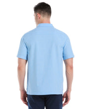 Geo Embroided Chambray Shirt (Dream Blue) 