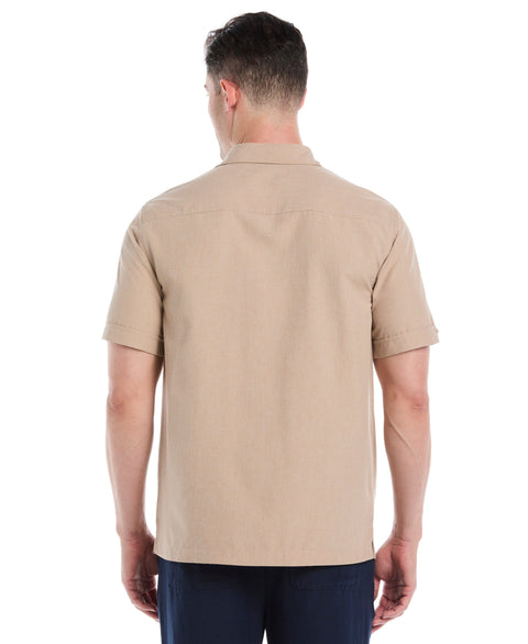 Geo Embroided Chambray Shirt (Island Fossil) 