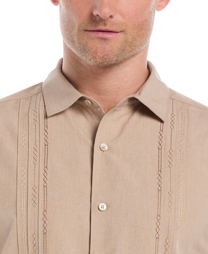 Geo Embroided Chambray Shirt (Island Fossil) 