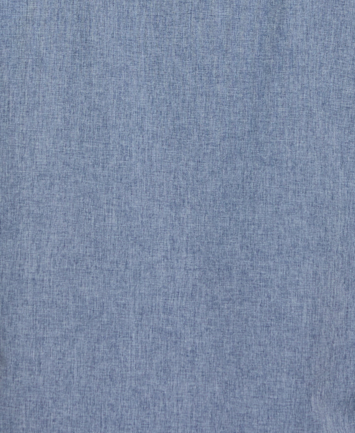 Geo Embroided Chambray Shirt (Dress Blues) 