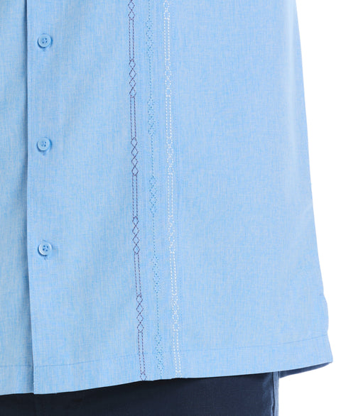 Geo Embroided Chambray Shirt (Dream Blue) 