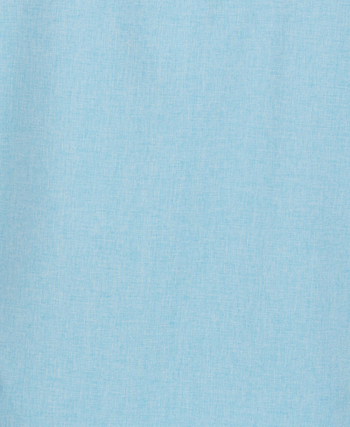 Geo Embroided Chambray Shirt (Delphinium Blue) 