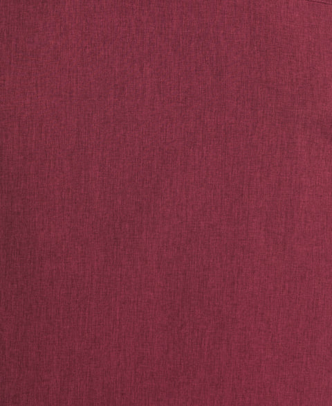 Geo Embroided Chambray Shirt (Cordovan) 