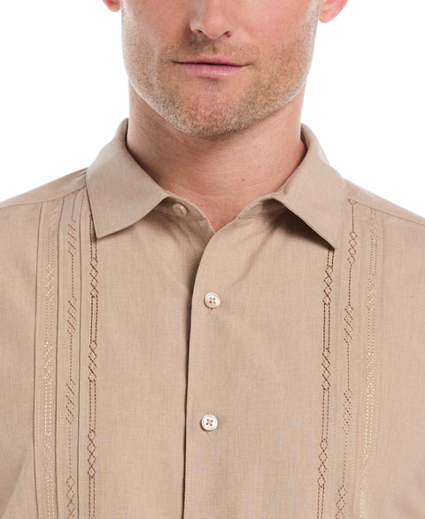 Geo Embroided Chambray Shirt (Island Fossil) 