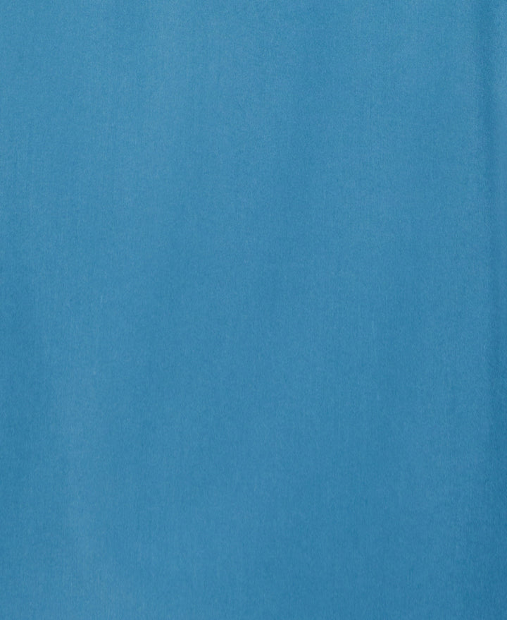 Geo Embroidery Panel Shirt (Bluesteel) 