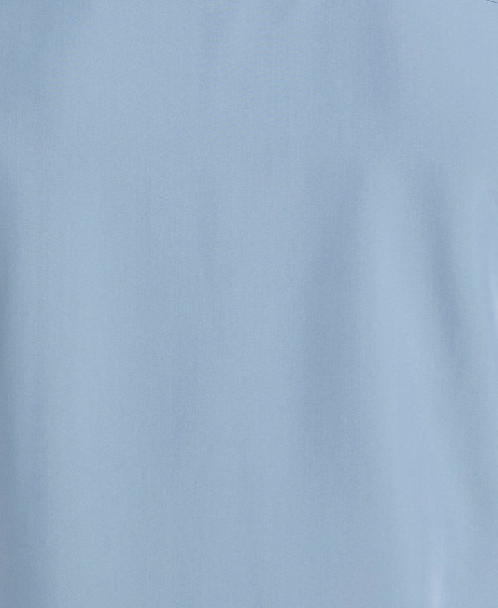 Geo Embroidery Short Sleeve Shirt (Windward Blue) 