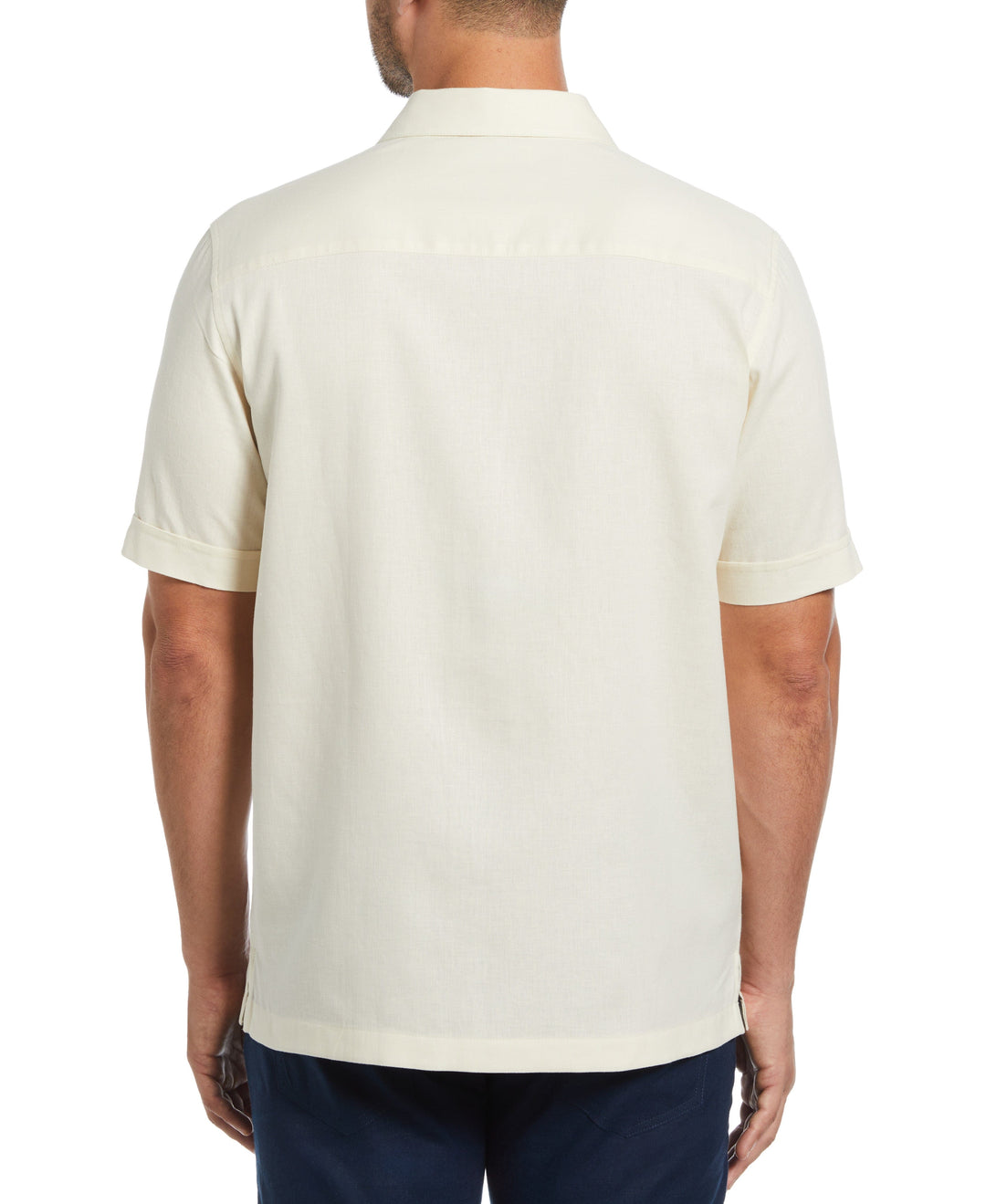 Gradient Panel Print Shirt (Tofu) 