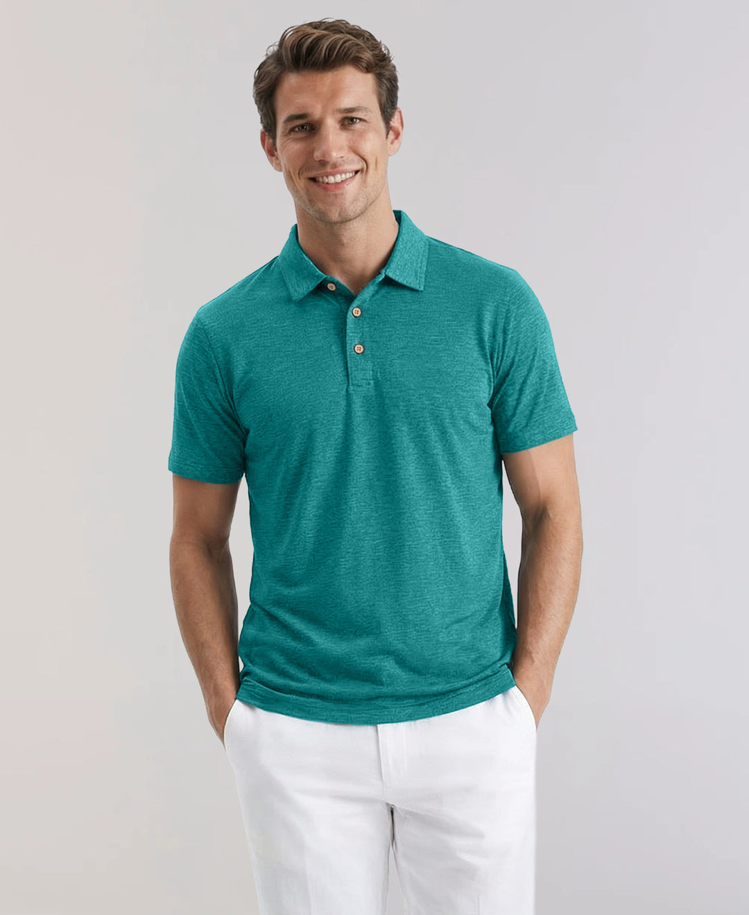 HEATHER POLO (Ceramic Heather) 