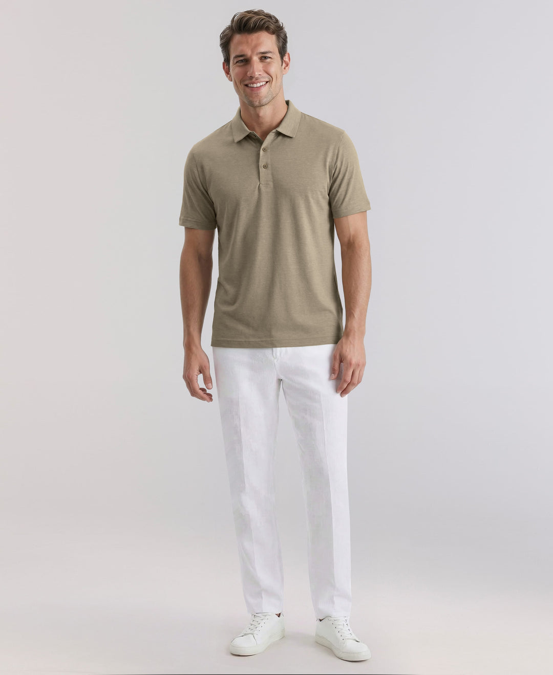 HEATHER POLO (Whitecap Gray Htr) 