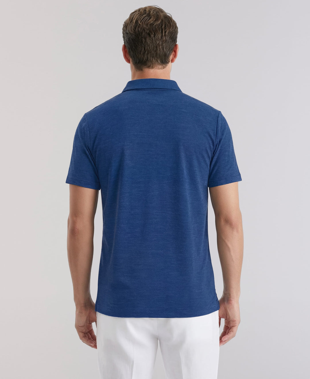 HEATHER POLO (Navy Peony Htr) 