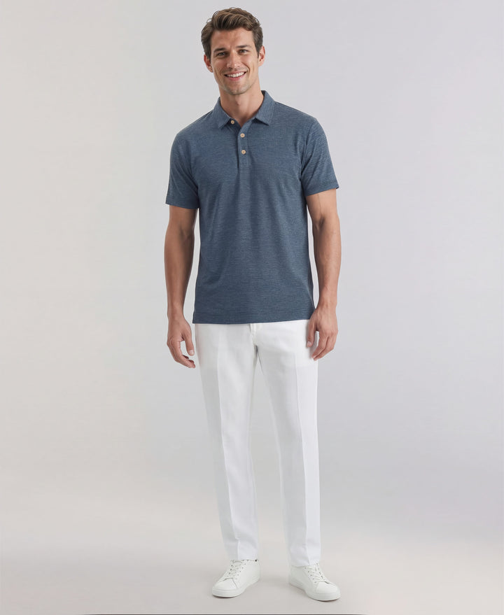 HEATHER POLO (Ensign Bl Htr) 