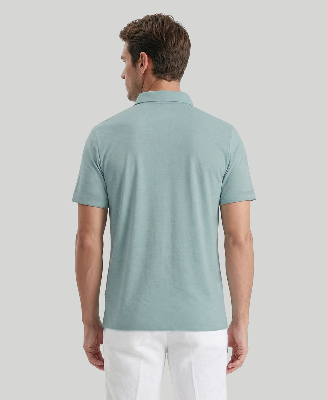 HEATHER POLO (Aqua Esque Htr) 