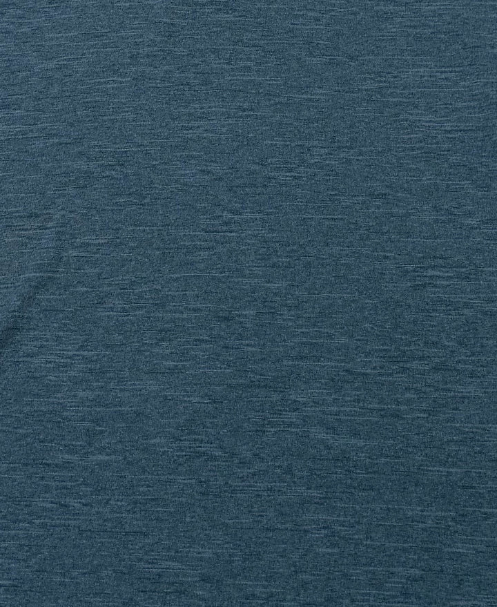 Heather Patterned Polo Shirt (Aegean Blue Htr) 