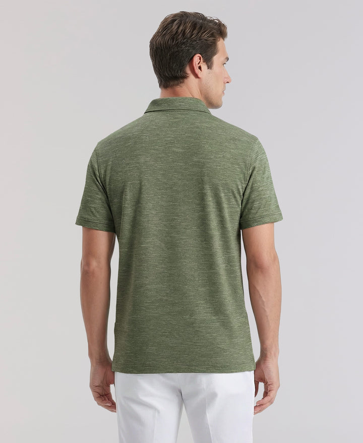 HEATHER POLO (Basil Heather) 
