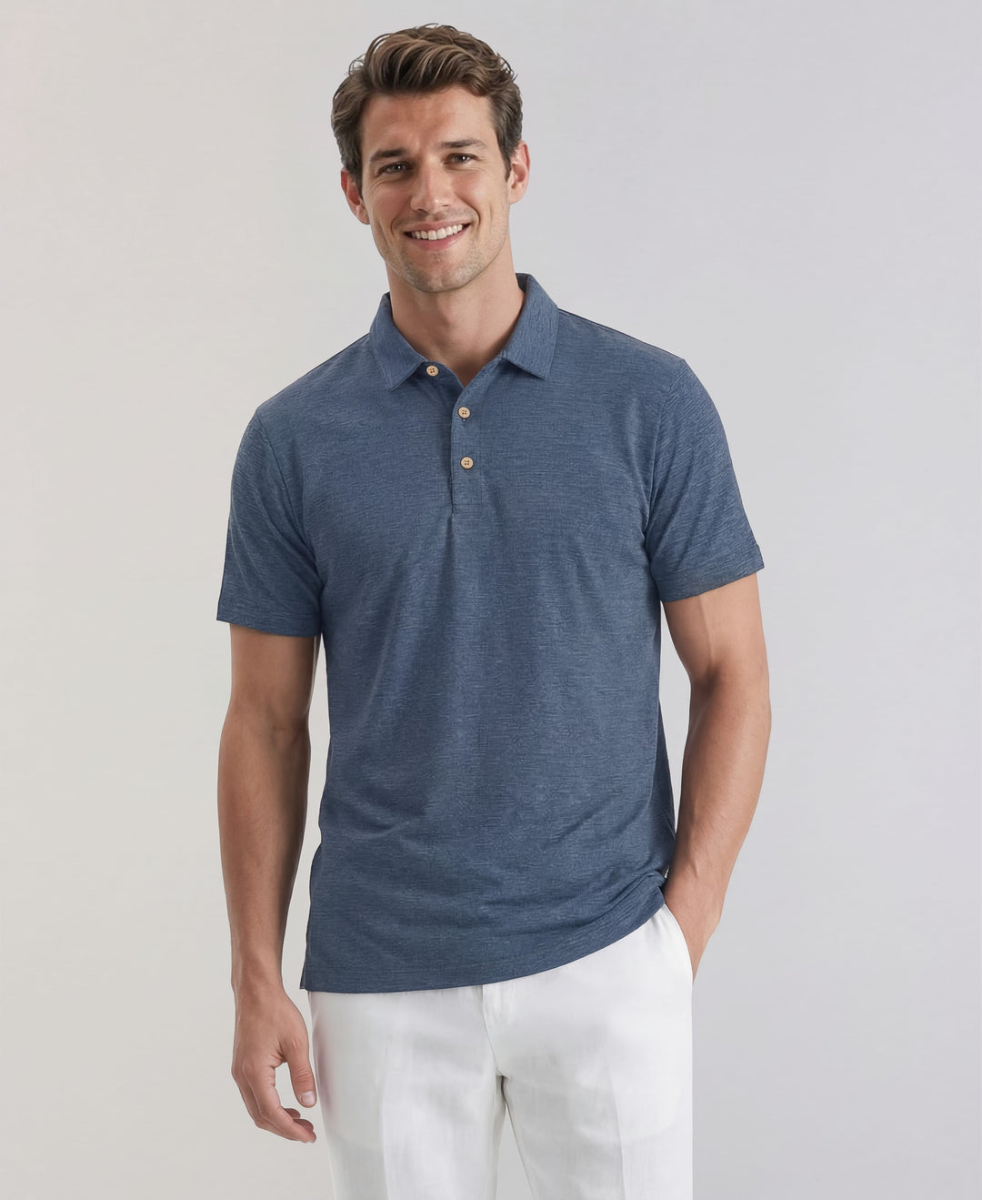 HEATHER POLO (Ensign Bl Htr) 