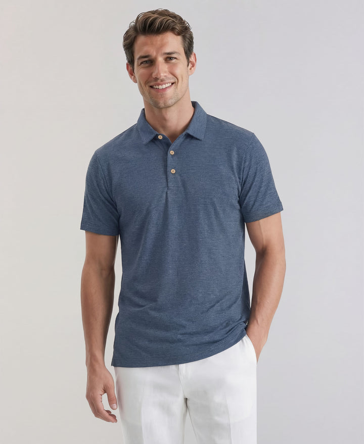HEATHER POLO (Ensign Bl Htr) 