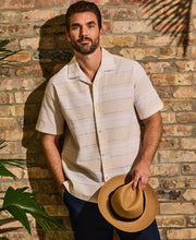 Horizontal Stripe Shirt-Casual Shirts-Cubavera