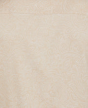 Jacquard Abstract Floral Paisley Print Shirt (Irish Cream) 