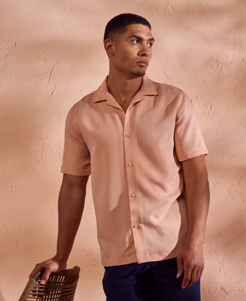 Jacquard Shirt-Casual Shirts-Cubavera