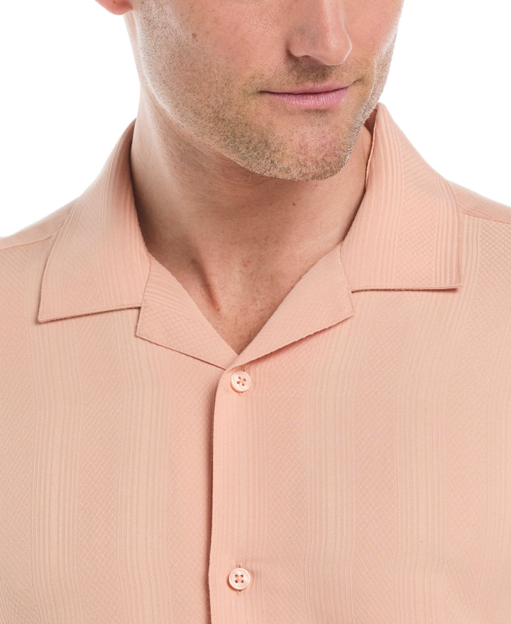 Jacquard Shirt (Dusty Coral) 