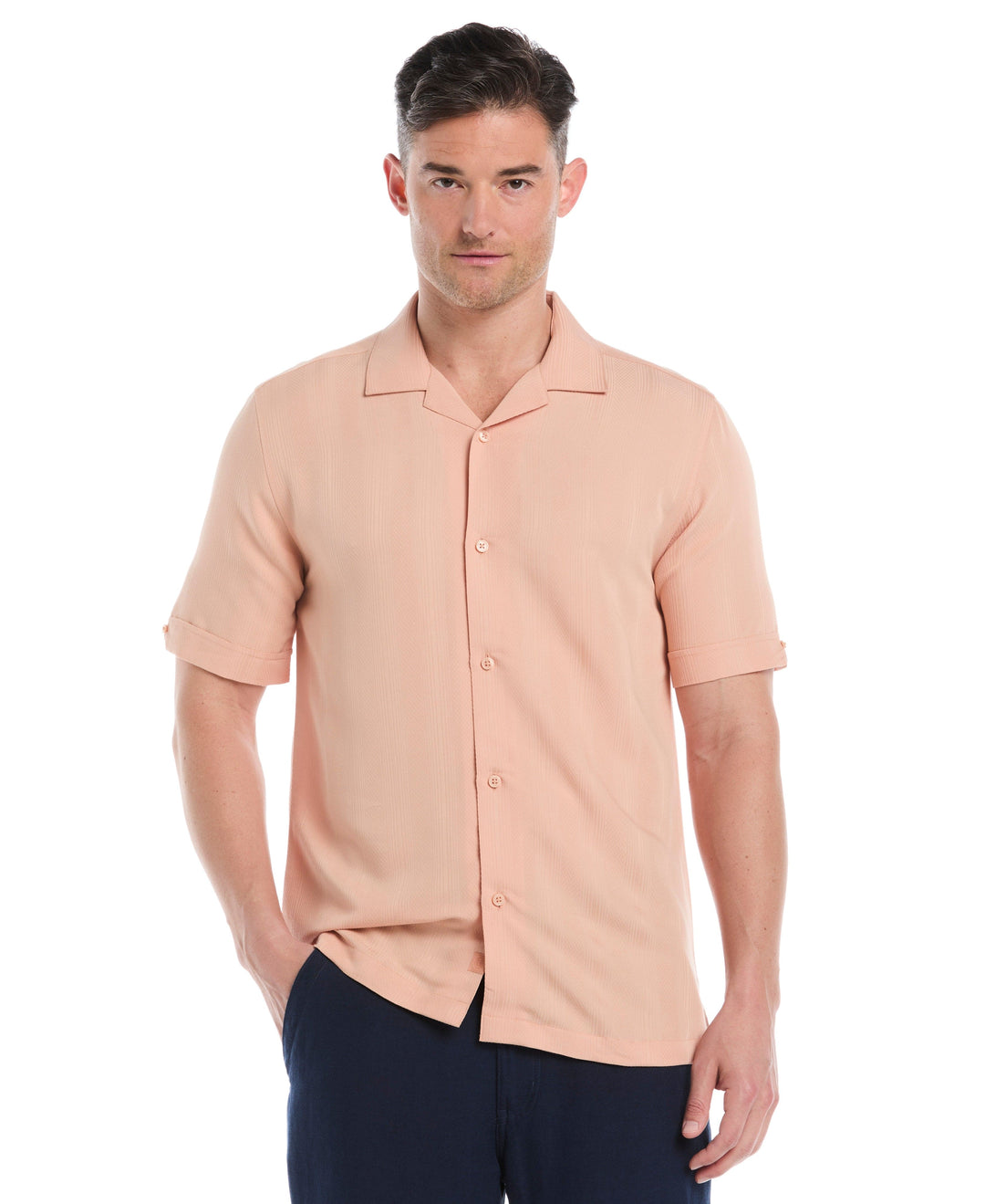 Jacquard Shirt (Dusty Coral) 