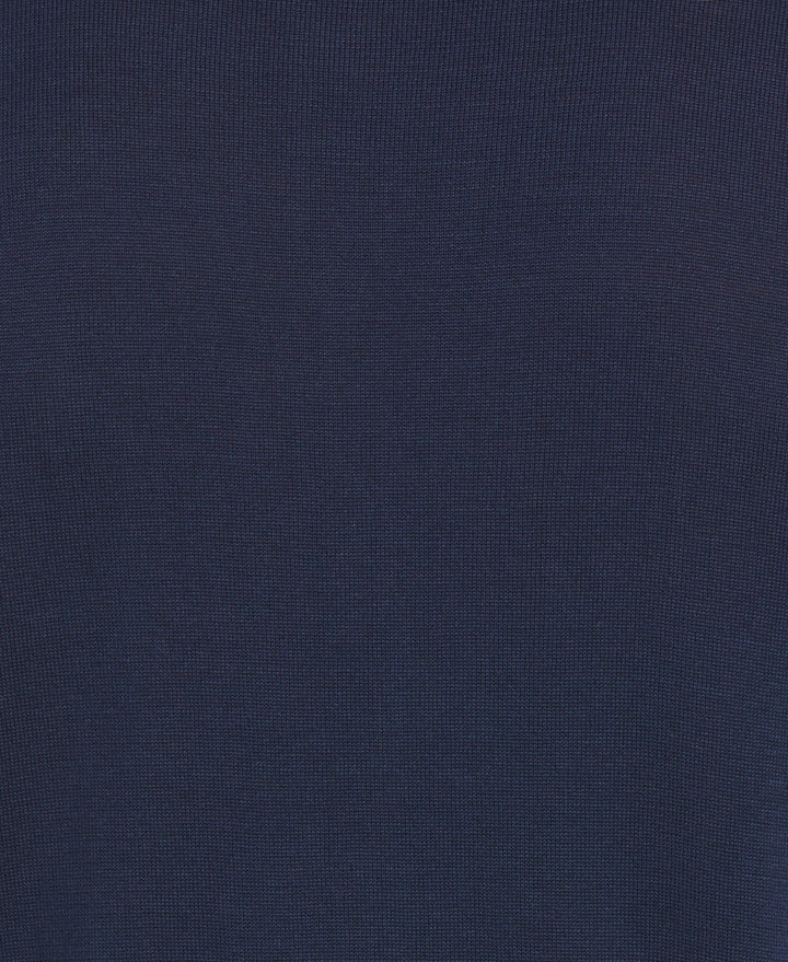 L-Shape Color Block Lightweight Sweater (Navy Iris) 